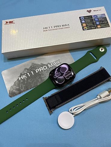 pro max: Yeni, Smart saat, Wearfit, Sensor ekran, rəng - Yaşıl — 1