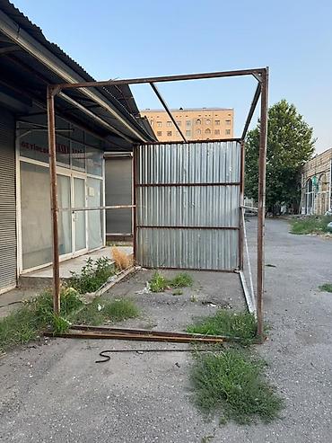 tent parça satışı: Metal konstruksiya – profil borudan karkas və profnastil (şifer tipli) — 3