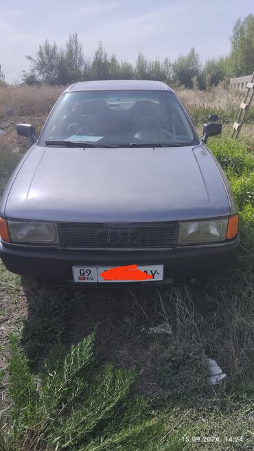 жеңил машина: Audi 80: 1989 г., 2 л, Механика, Бензин, Седан