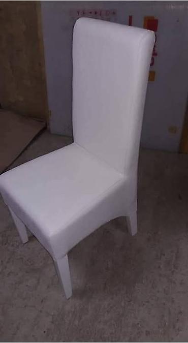 Stolice: Tapacirane trpezarijske stolice – više komada - Model: visoko — 9