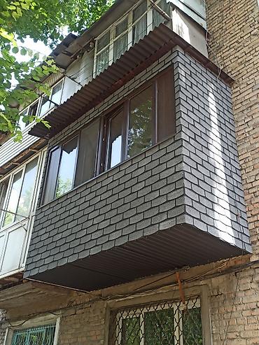 Курулуш жана оңдоо кызматтары: Балкон утепление расширение лоджи жазайбыз пластиковые эшик терезе — 1