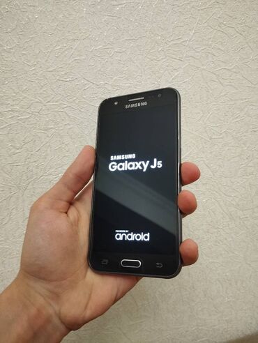 kamera qoruyucu: Samsung Galaxy J5, 8 GB, rəng - Qara, Sensor, İki sim kartlı