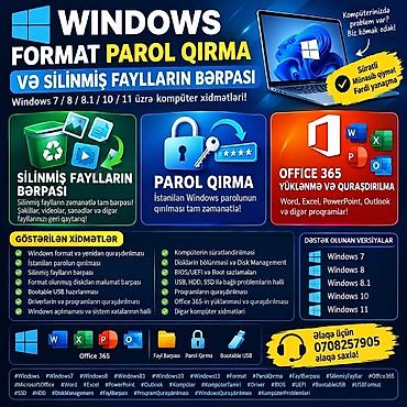 ingilis dili 9 dim: 💻 WINDOWS FORMAT, PAROL QIRMA VƏ SİLİNMİŞ FAYLLARIN BƏRPASI 🖥️ — 1