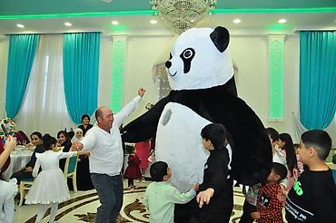 Animatorlar: Panda maskot Satilir 3 metr panda üzərində 2 batarya və charger — 5
