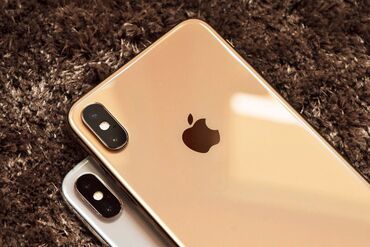 Apple iPhone: IPhone Xs Max, Новый, 256 ГБ, Золотой, Наушники, Зарядное устройство, Защитное стекло, 78 %