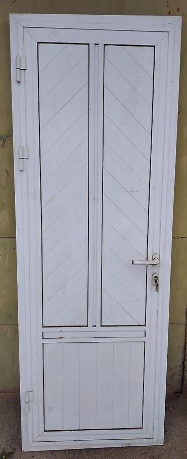plastik setka qapi: Aliminiim qapı – ağ rəng - Material: Aluminium/profil karkas, panel — 1