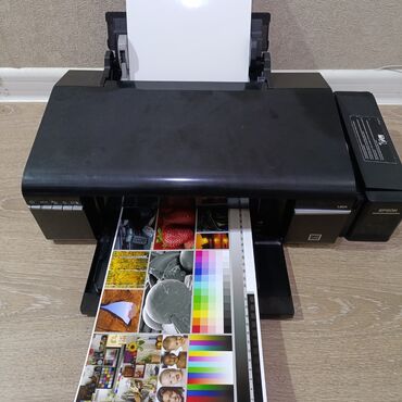 оригинальные расходные материалы epson pla пластик: Принтер 6 цветов Epson L805 с Wi-Fi печать с телефона, включается