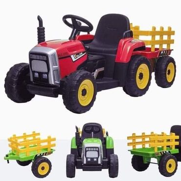 Dečiji električni automobili: TRAKTOR NA AKUMULATOR SA PRIKOLICOM 🟩🟩NOVA ZELENA BOJA 🟩🟩 — 9