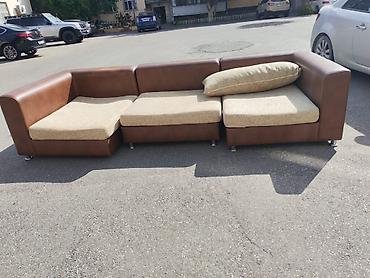 Divanlar: Künc divan, İşlənmiş, Açılmayan, Bazasız, Süni dəri, Çatdırılma yoxdur — 3