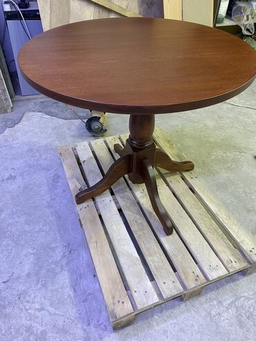 деревянные столы для кухни: Кухонный Стол, цвет - Коричневый, Новый