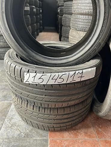 Унаа: Комплект летних шин Kumho Ecsta - Размер: 215/45 R17 (указан на фото) — 3