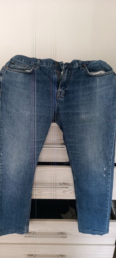 мужские джинсы levis: Мужские джинсы, M (EU 38), Б/у, цвет - Синий, Самовывоз