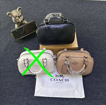 старинные украшения: Классикалык сумка, Coach, АКШ, Материалы: Эко булгаары, Сыдырмалуу, Аялдарга, Жаңы