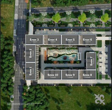 квартиры в рассрочку без первоначального взноса бишкек: 1 комната, 35 м², 4 этаж