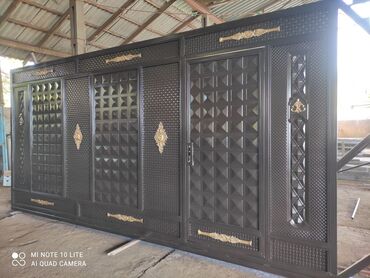 Распашные ворота: Металлические, Механические, Другой бренд, Для гаража, Для частного дома, Со стойками, Оптом, Новый, Бесплатная установка — 7