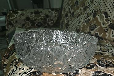 xrustal gablar: Xrustal meyvə qabı 1 ədəd — 1