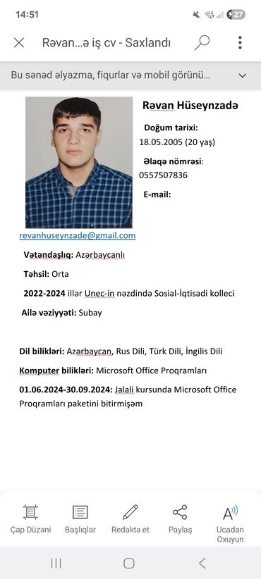 Медицина, фармацевтика: Salam197 boyum var 20 yaşım var iş axtarıram modellik aktyorluq vəya