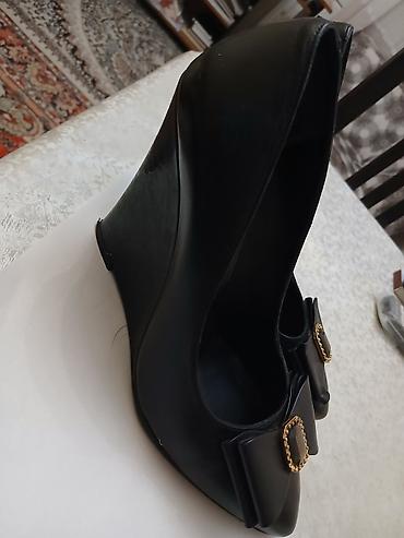 Tuflilər: IZABEL (Made in Turkey) qara qadın tuflisi - Model: platformalı künc — 3
