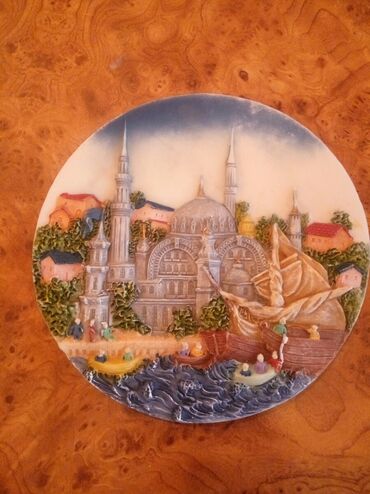 сувенир: Стамбул - декоративная тарелка, привезена из Турции, в идеальном