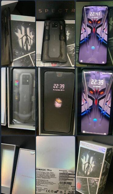 ZTE: ZTE Nubia Red Magic 7pro, 512 GB, rəng - Qara, Sensor, Barmaq izi, İki sim kartlı — 8