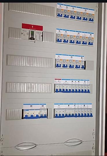 yumurta sekilleri: Elektrik paneli, müxtəlif elektrik dövrələrini idarə etmək və qorumaq — 10