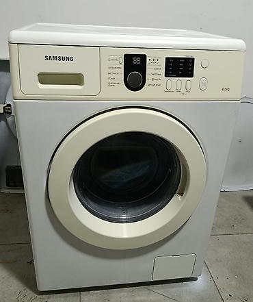 samsung galaxy tab a: Стиральная машина Samsung, 6 кг, Б/у, Автомат, Без сушки — 1