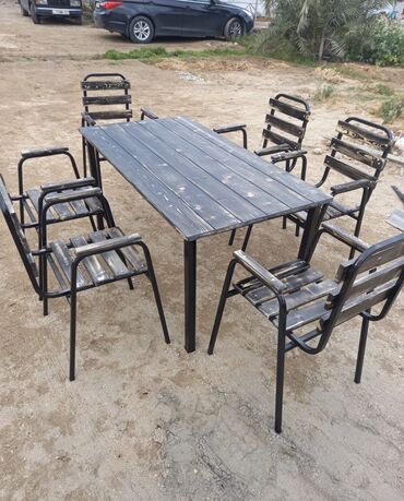 Bağ, çöl masa və oturacaq dəstləri: Yeni, Kvadrat masa, 4 stul, Açılmayan, Stullar ilə, Taxta, Azərbaycan -da lalafo.az — 10 Bağ, çöl masa və oturacaq dəstləri: Yeni, Kvadrat masa, 4 stul, Açılmayan, Stullar ilə, Taxta, Azərbaycan — 10