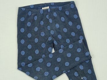 ocieplane spodnie dla dziewczynki: Legginsy dziecięce, Zara, 5-6 lat, 110/116, stan - Zadowalający