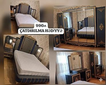 *990₼ YATAQ mebeli :-TƏCİLİ SATILIR*‼️ Baza yoxdu ÇATDIRILMA HƏDİYYƏ