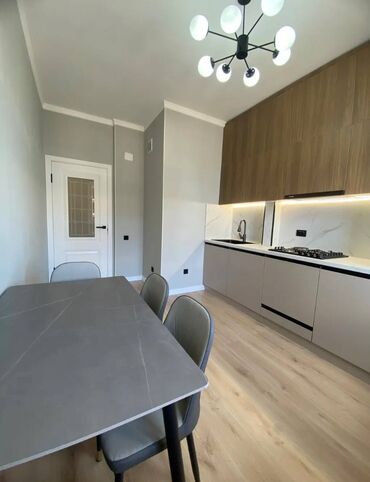 эмарк жибек жолу: 1 комната, 42 м², Элитка, 13 этаж, Евроремонт