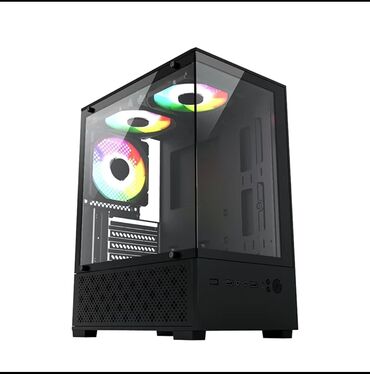 корпус для компьютер: Корпус ПК, Новый, Mini-ATX, цвет - Черный