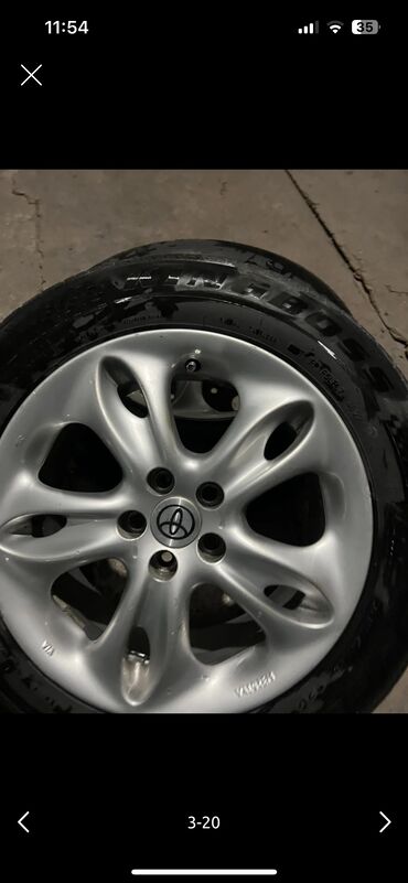 corolla runx: Дөңгөлөктөр монтажда 205 / 65 / R 16, Жай, Колдонулган, Комплект, Жеңил унаалар, Куйма, тешиктери - 5