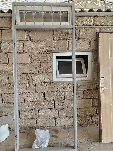prila: Metal giriş qapısı satılır. Qapı komplekt şəkildədir: metal çaərçivə — 1