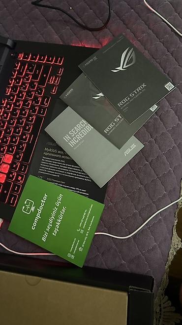 asus notebook: ASUS ROG Strix G15 (G513IH) - Prosessor: AMD Ryzen 7 4800H (8 nüvə — 5