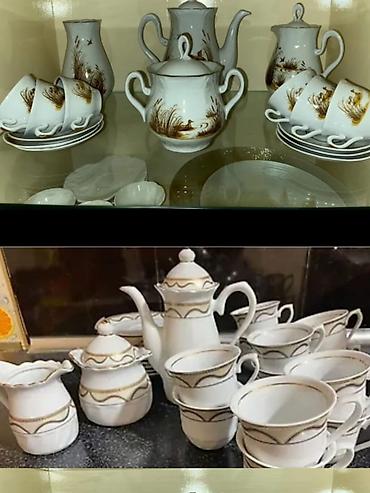 sud separatoru: Çay dəsti, rəng - Ağ, Farfor — 1