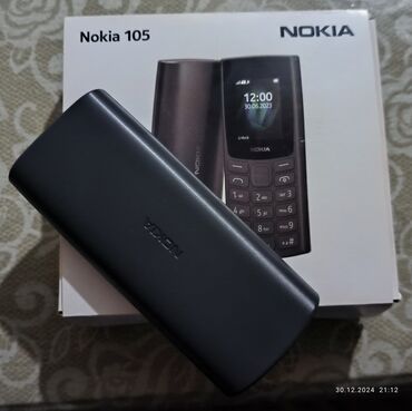 lalafo ikinci el telefonlar: Nokia 105 4G, цвет - Черный, Кнопочный