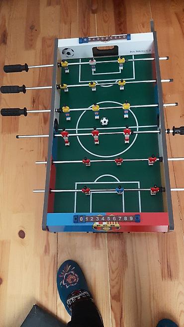 milli komanda: Mini futbol (foosball) stol oyunu - Kompakt masaüstü ölçü: ev, ofis — 1