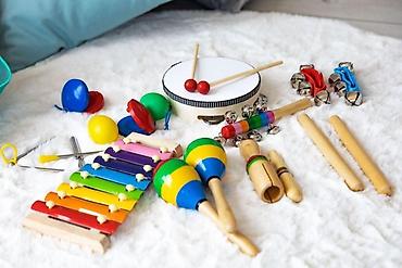 cloud 9 sandale: Drveni muzički instrumenti za decu – set od 10 komada sa rancem Šifra — 4