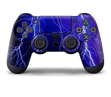 ps4 disk: Наклейка для джойстика в стиле «электрический разряд» (скин с синими — 1