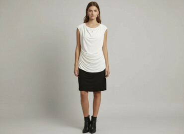 wyszczuplające sukienki wieczorowe pudrowy róż dla puszystych: BODY FLIRT, Women`s dress, size M