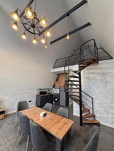 sumqaytda kiraye: İcarəyə verilir – müasir loft tipli 2 mərtəbəli A-Frame - Hündür — 2