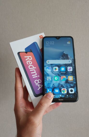 Xiaomi: Xiaomi Redmi 8A, 32 GB, rəng - Qara, 
 Sensor, İki sim kartlı, Face ID
