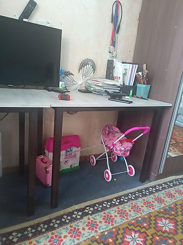 study table: Продаю 2 Письменных стола . Б/у в хорошем состоянии. Размер — 1