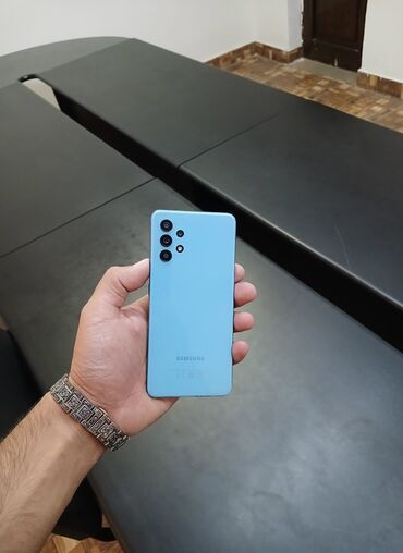 samsung s10e baku: Samsung Galaxy A32, 64 GB, rəng - Göy, Sensor, Barmaq izi, İki sim kartlı