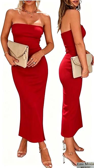 loreal maskara: Elegantna maxi/ midi haljina bez bretela – bodycon kroj
1700
Din
S M L — 1