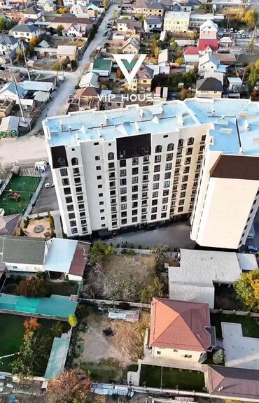 недостроенные дома в бишкеке: 1 комната, 48 м², Элитка, 9 этаж, ПСО (под самоотделку)