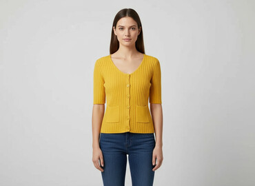 zara zolty sweter: Women`s knitwear, size S