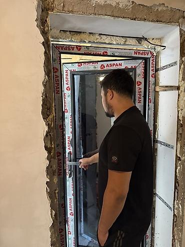 Готовые пластиковые окна: Терезе эшиктер терезелер антрацит терезелер стекло терезе витраж — 15