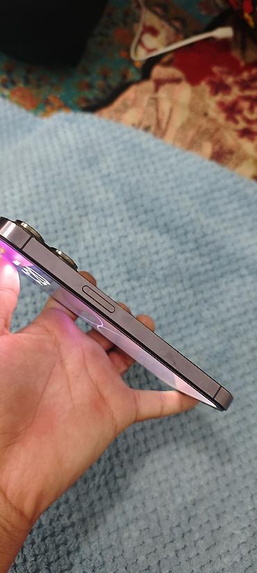 Мобильные телефоны и аксессуары: IPhone 14 Pro, Б/у, 128 ГБ, Deep Purple, Защитное стекло, 87 % — 8