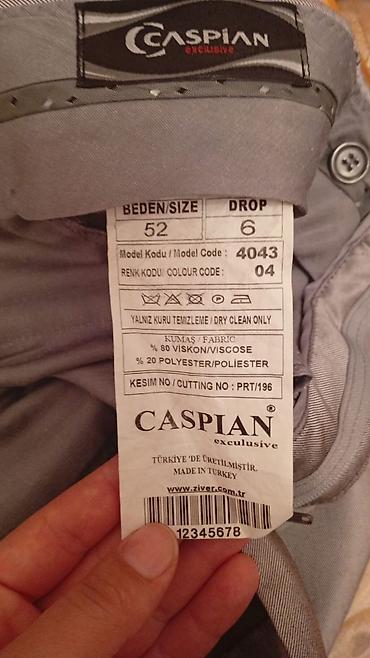hicab geyimləri: Caspian Exclusive kişi kostyumu - Brend: Caspian Exclusive (Made in — 2